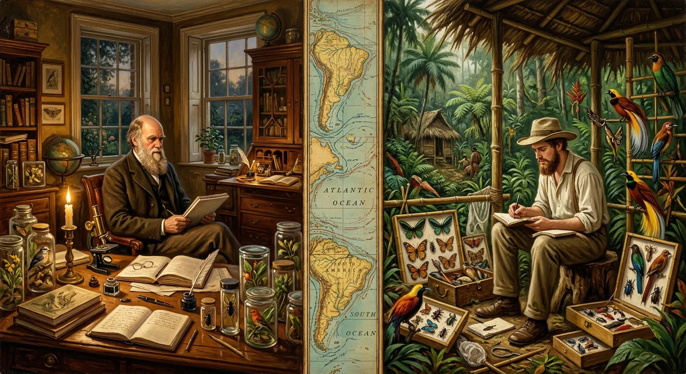 Darwin and Wallace: Two Paths to Natural Selection