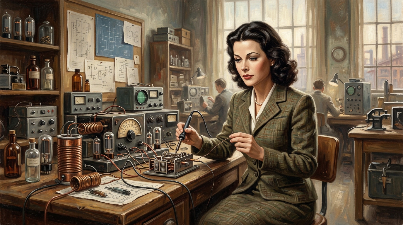 Portrait of Hedy Lamarr