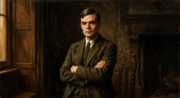 Portrait of Alan Turing