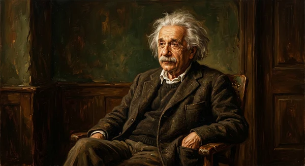 Portrait of Albert Einstein