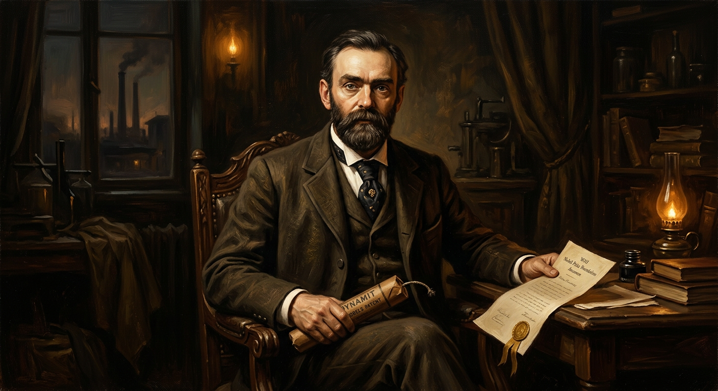 Portrait of Alfred Nobel