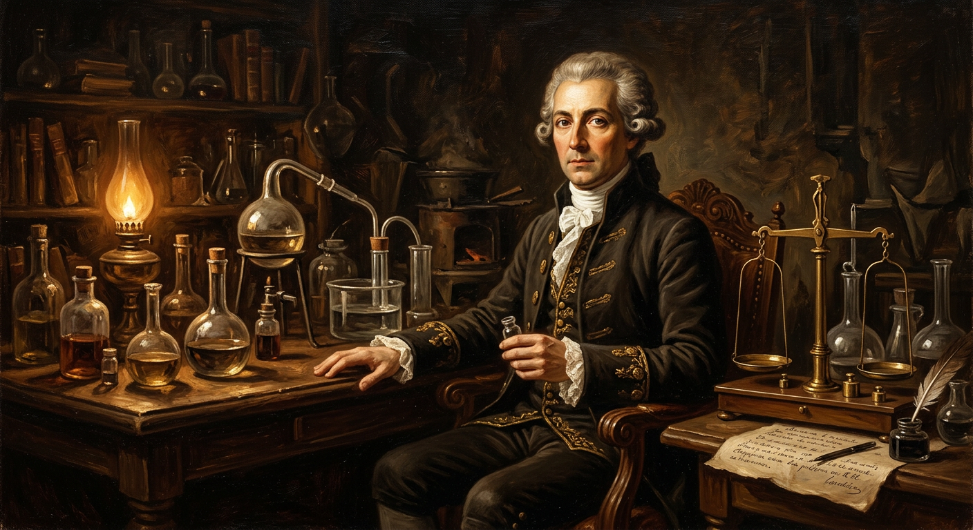 Portrait of Antoine Lavoisier