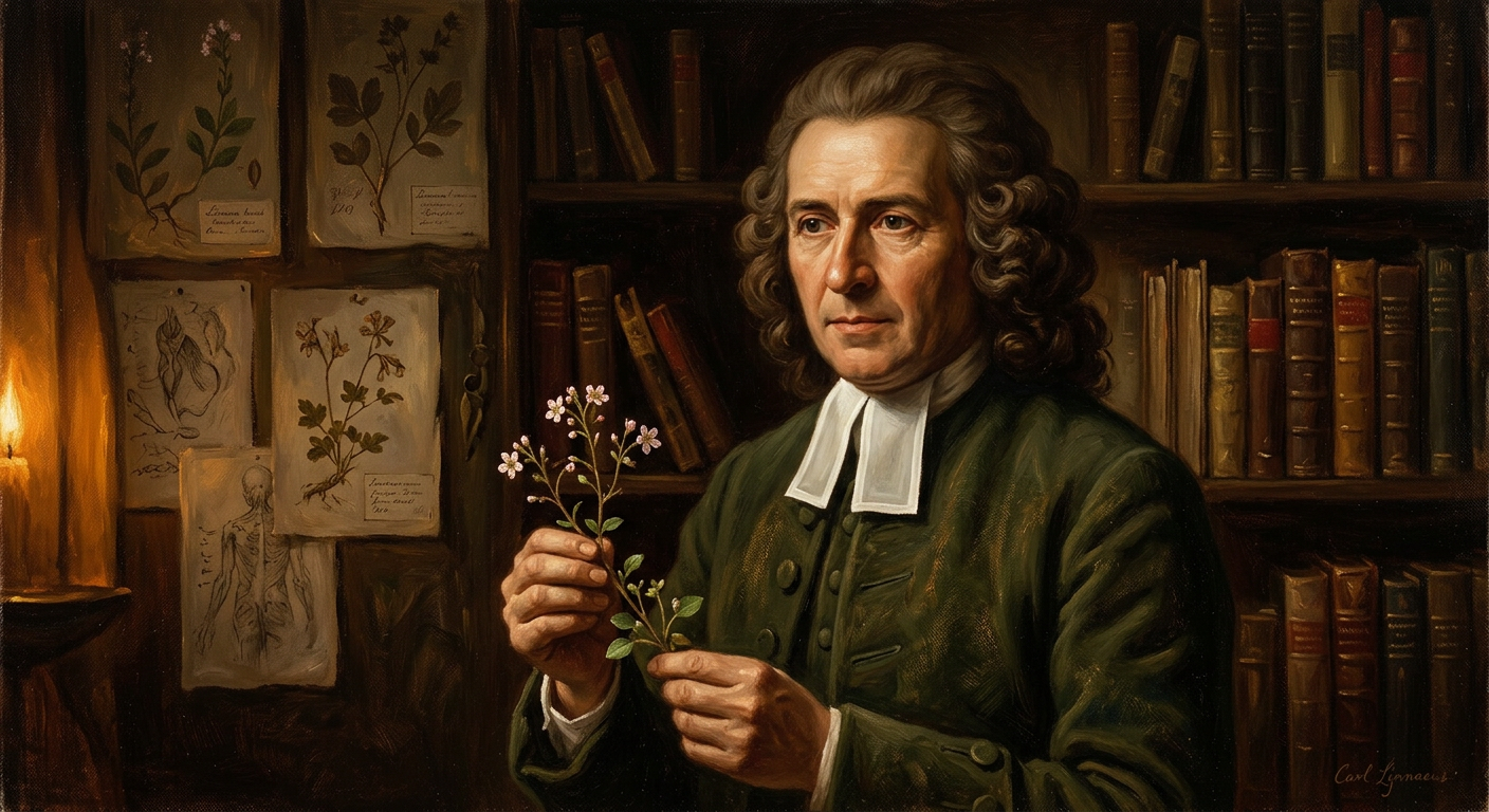 Portrait of Carl Linnaeus