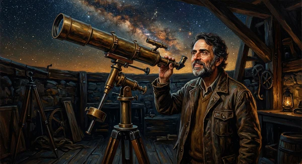 Portrait of Carl Sagan