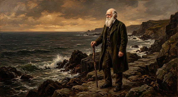 Portrait of Charles Darwin