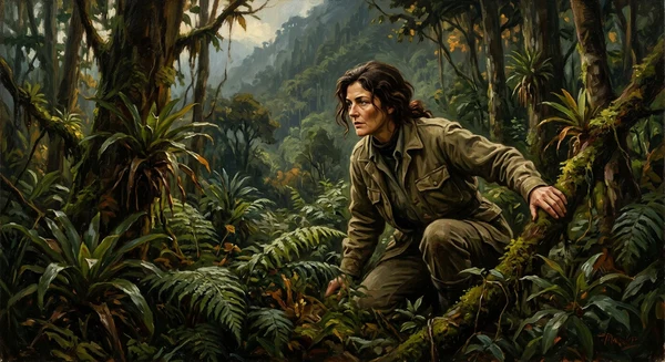 Portrait of Dian Fossey