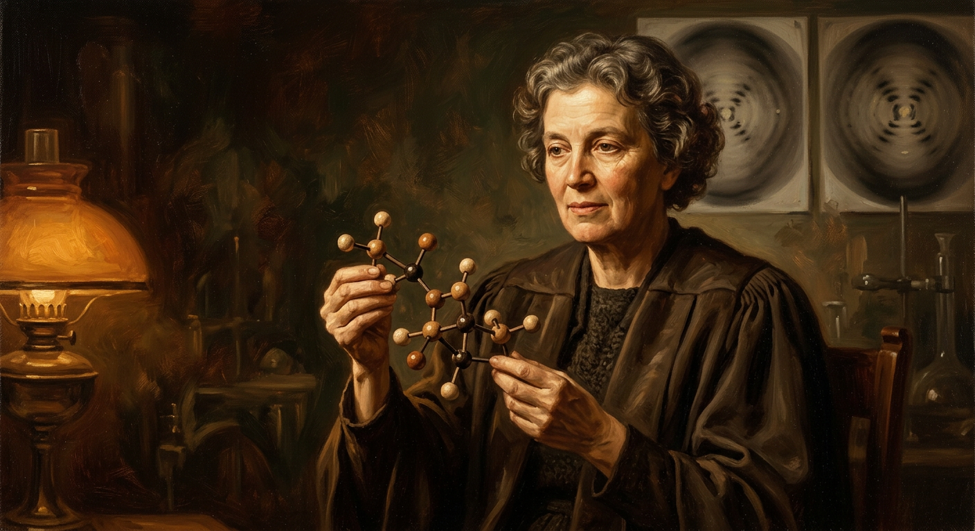 Portrait of Dorothy Hodgkin
