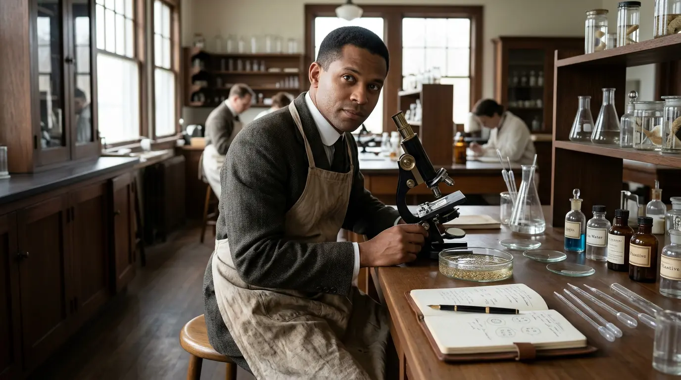 Portrait of Ernest Everett Just