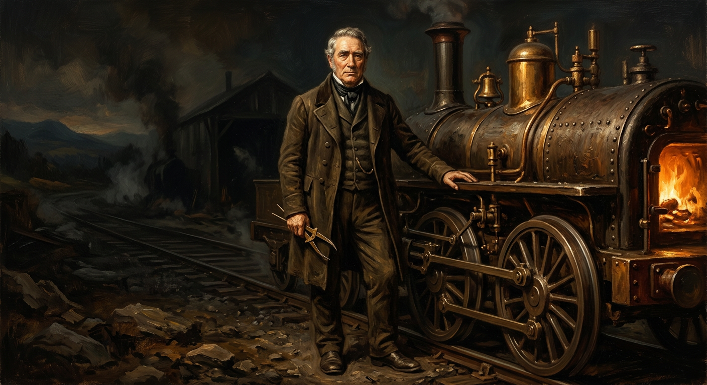 Portrait of George Stephenson