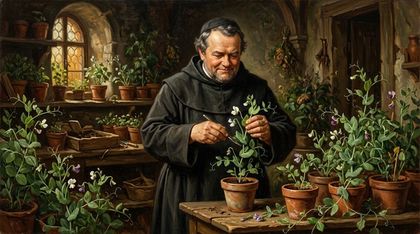 Portrait of Gregor Mendel