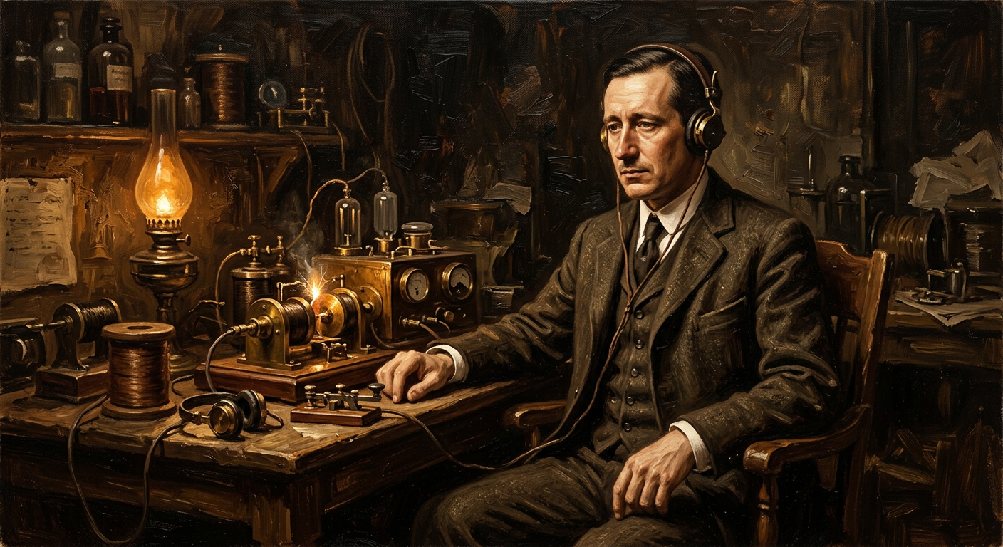 Portrait of Guglielmo Marconi