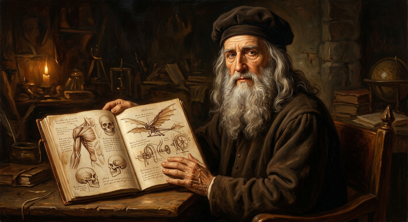 Portrait of Leonardo da Vinci