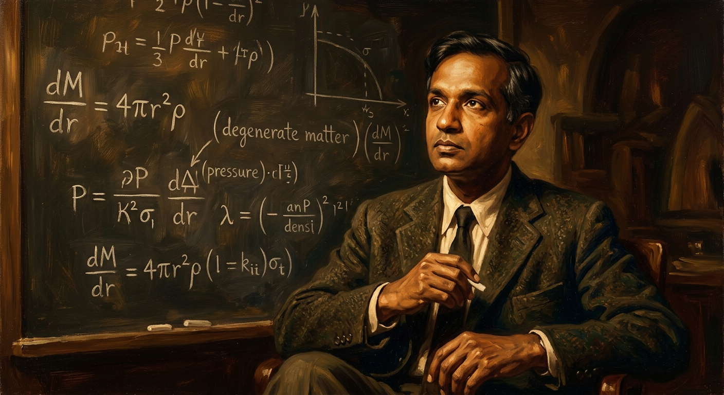 Portrait of Subrahmanyan Chandrasekhar
