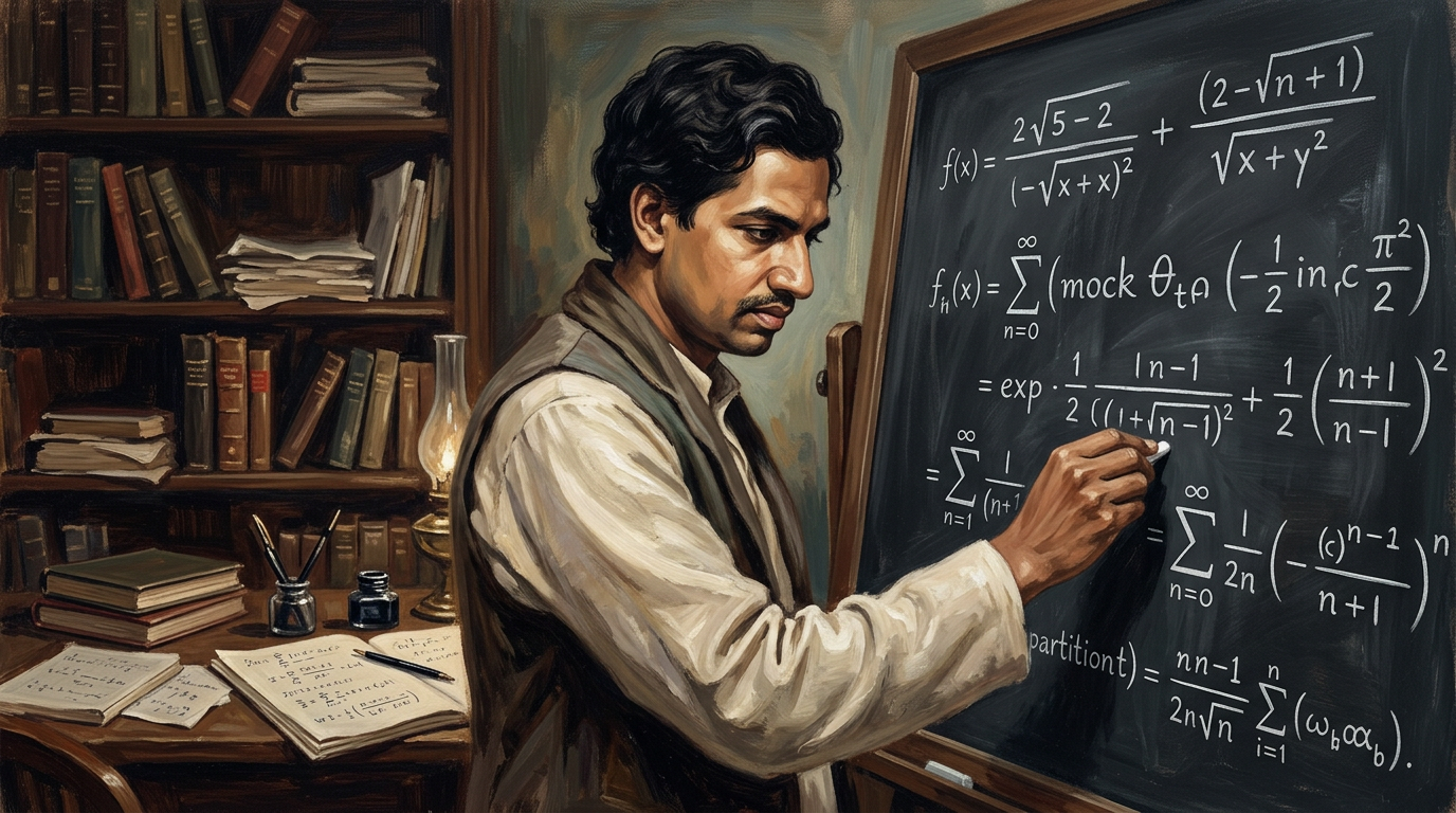 Portrait of Srinivasa Ramanujan